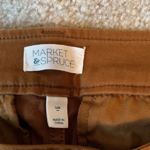 Market & Spruce Tan Chinos - Picture 2 of 3